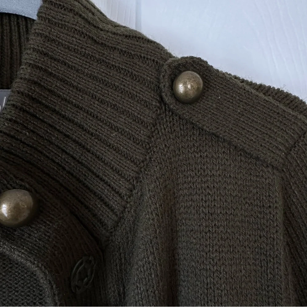 Long Front Button Cardigan - Picture 3 of 8